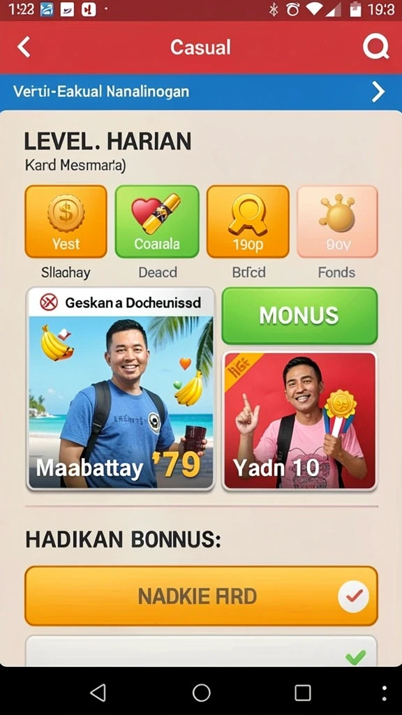 dewanaga77 - Tampilan awal yang menarik dan penuh warna.