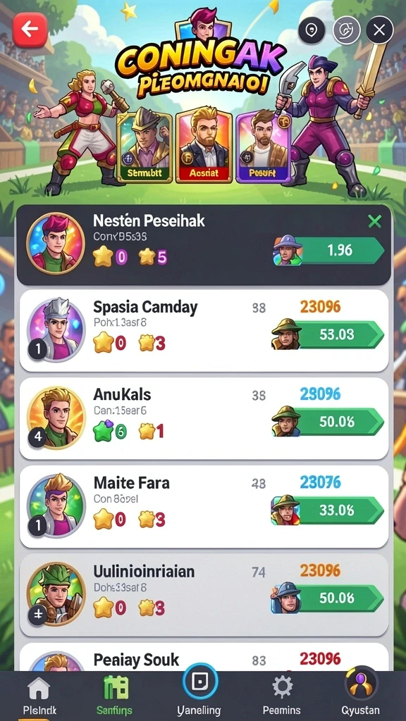 galaxy77 - Pemain bersaing di mode kompetitif dengan seru.