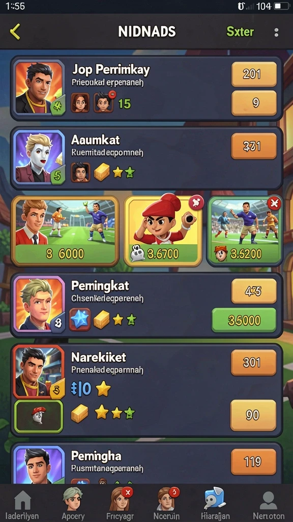 naga11 - Tampilan antarmuka yang menarik dan modern.
