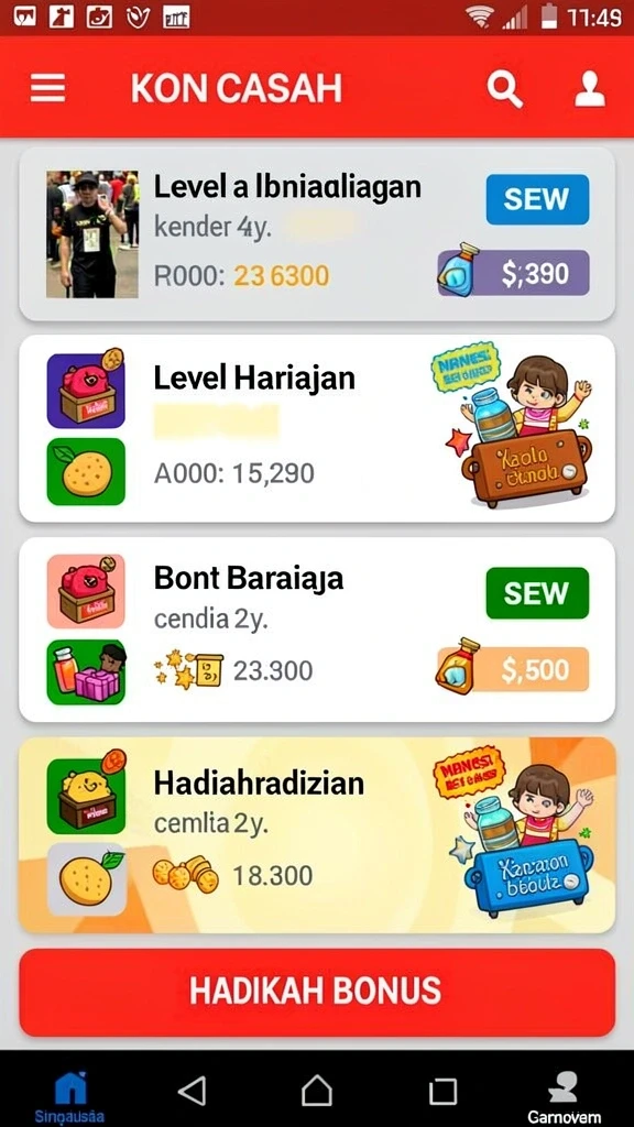 nv77 - Berbagai karakter menarik untuk dipilih.