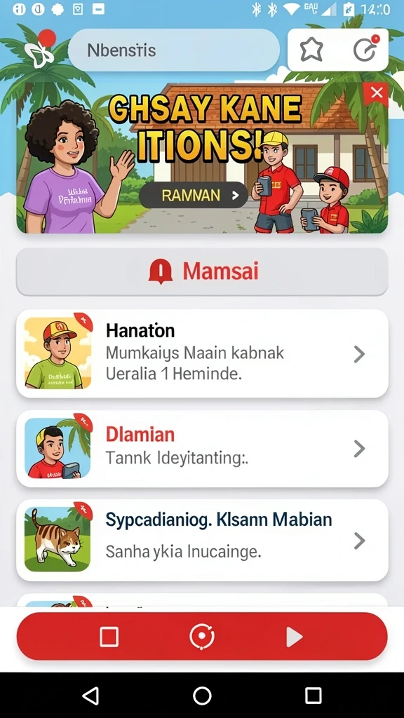 watitoto - Leaderboards yang menunjukkan peringkat pemain secara real-time.